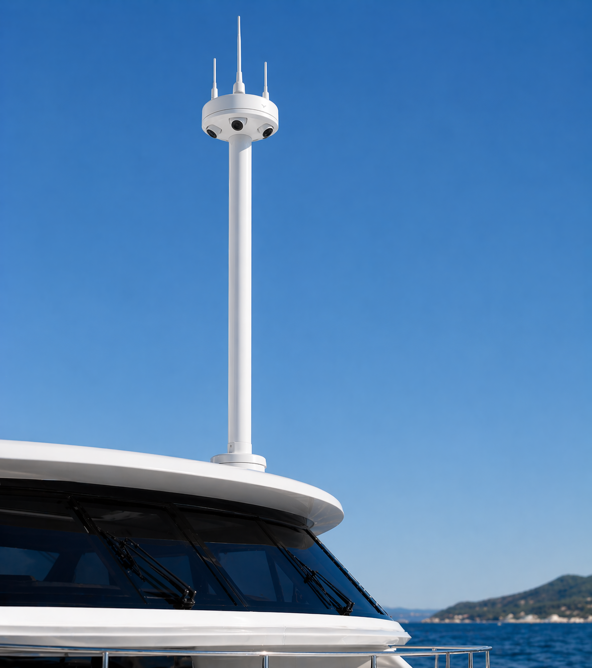 SEASWARM sensor pod mounted on vessel